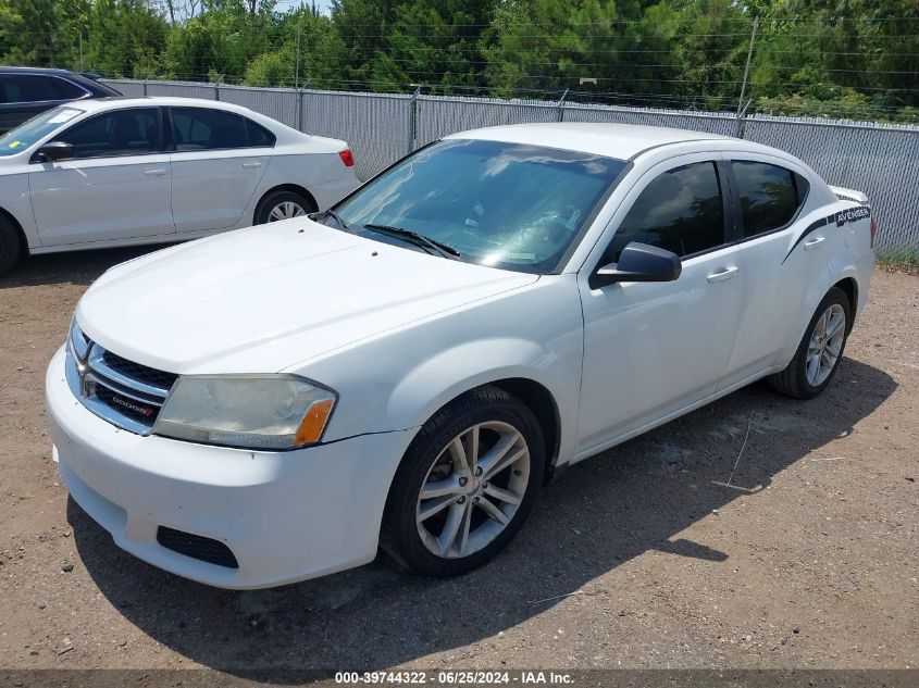 1C3CDZAG7DN532635 2013 Dodge Avenger Se V6