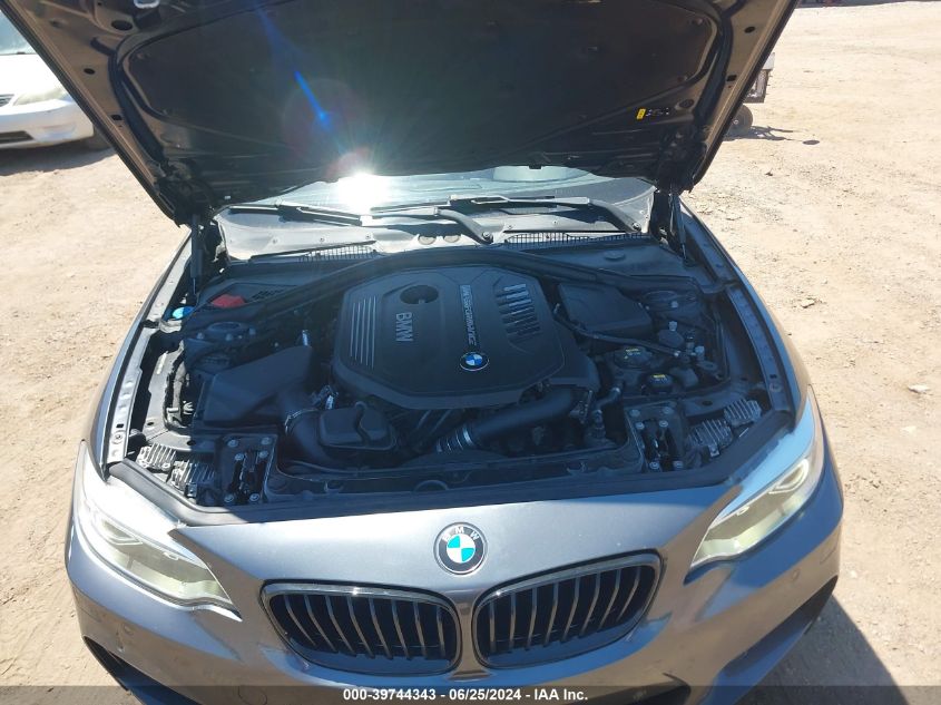 2017 BMW M240I xDrive VIN: WBA2G3C33HV641165 Lot: 39744343