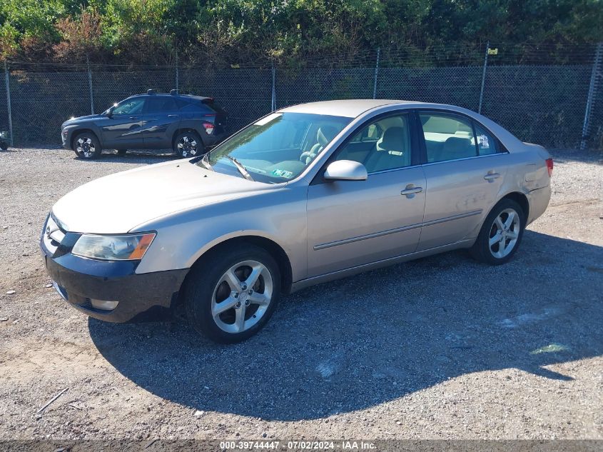 2007 Hyundai Sonata Limited/Se V6 VIN: 5NPEU46F37H188362 Lot: 39744447