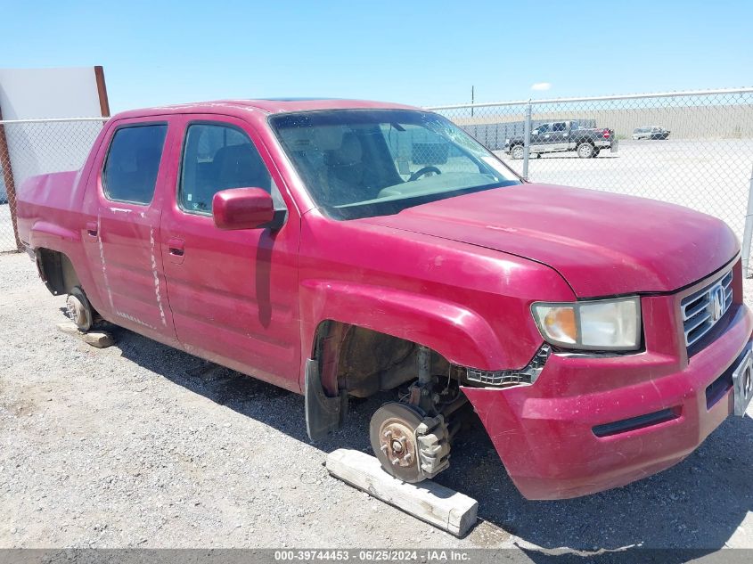 2006 Honda Ridgeline Rtl VIN: 2HJYK16566H512156 Lot: 39744453