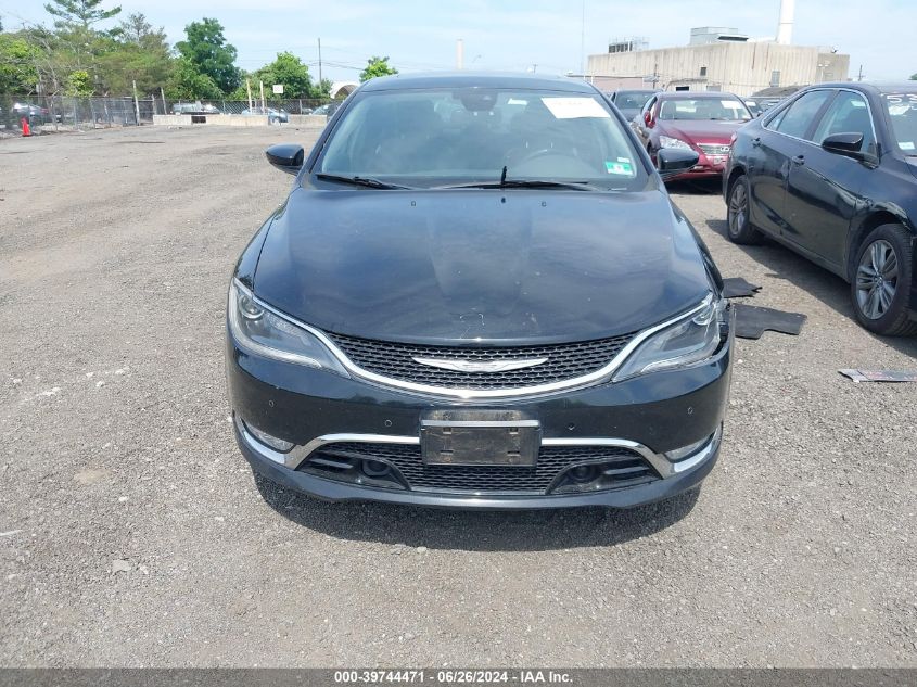 2016 Chrysler 200 C VIN: 1C3CCCEG3GN100882 Lot: 39744471