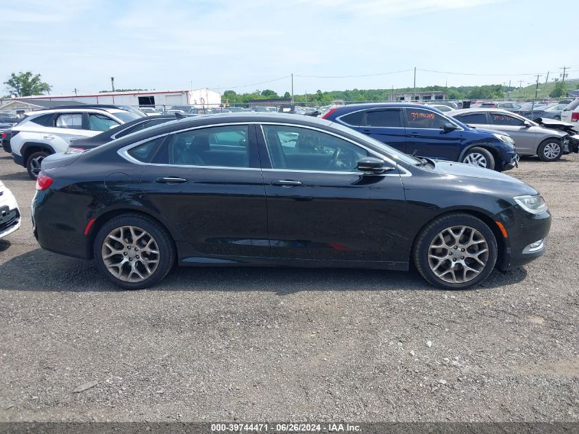 2016 Chrysler 200 C VIN: 1C3CCCEG3GN100882 Lot: 39744471