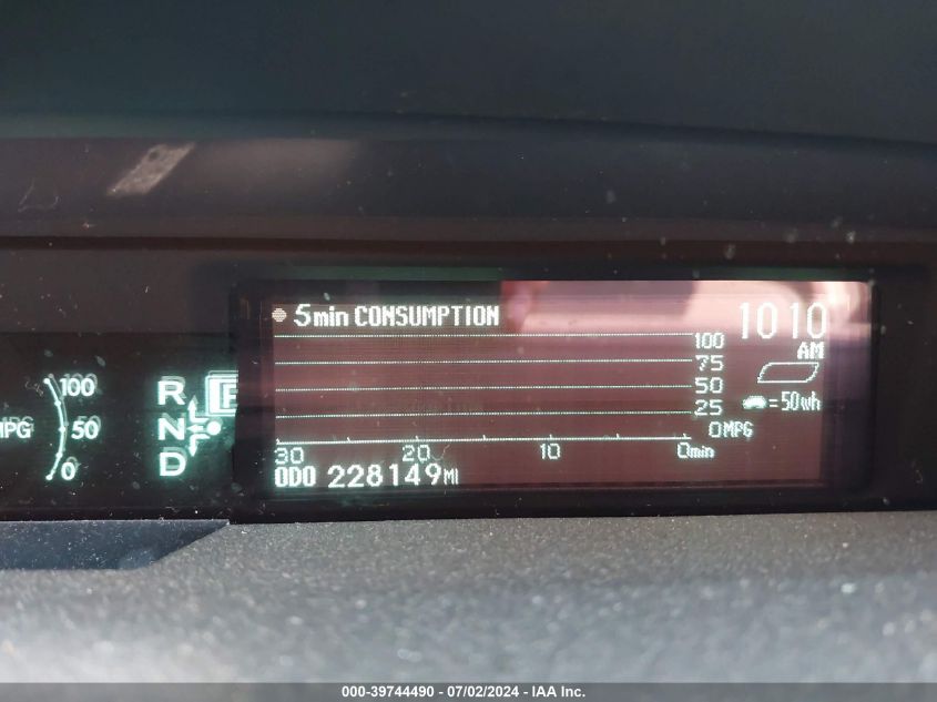 2010 Toyota Prius Iii VIN: JTDKN3DU5A0018424 Lot: 39744490