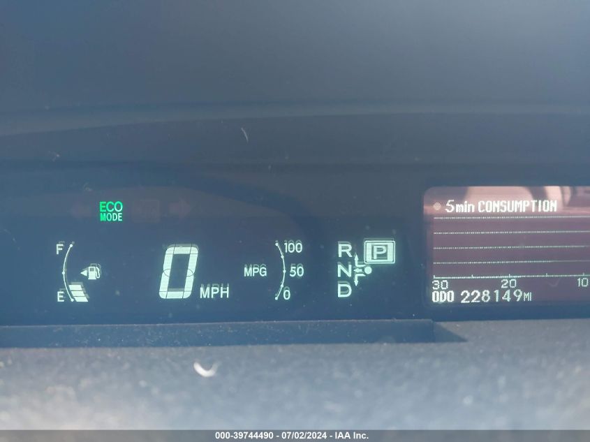 2010 Toyota Prius Iii VIN: JTDKN3DU5A0018424 Lot: 39744490