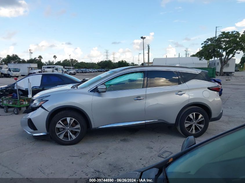 2020 Nissan Murano Sv Fwd VIN: 5N1AZ2BJ5LN100853 Lot: 39744590