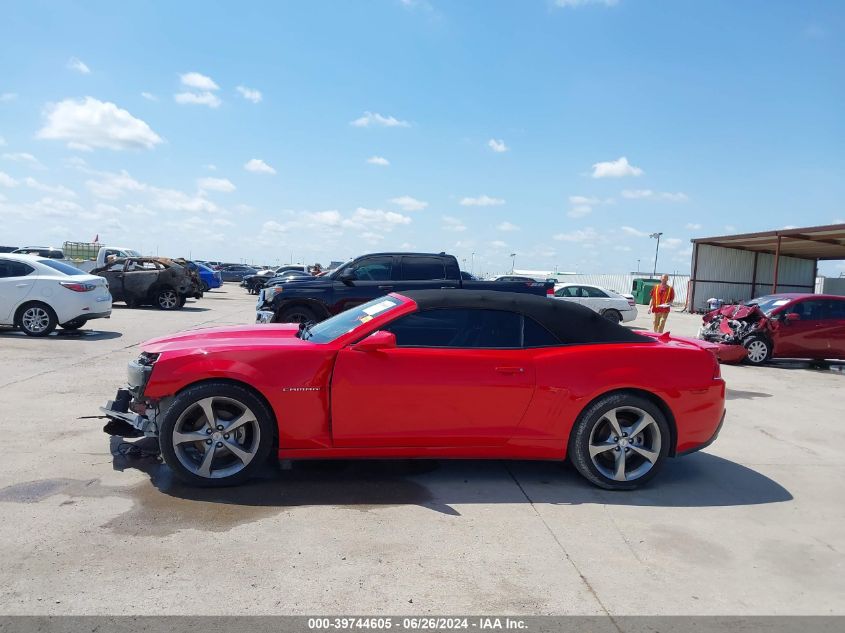 2014 Chevrolet Camaro 1Lt VIN: 2G1FB3D38E9183776 Lot: 39744605