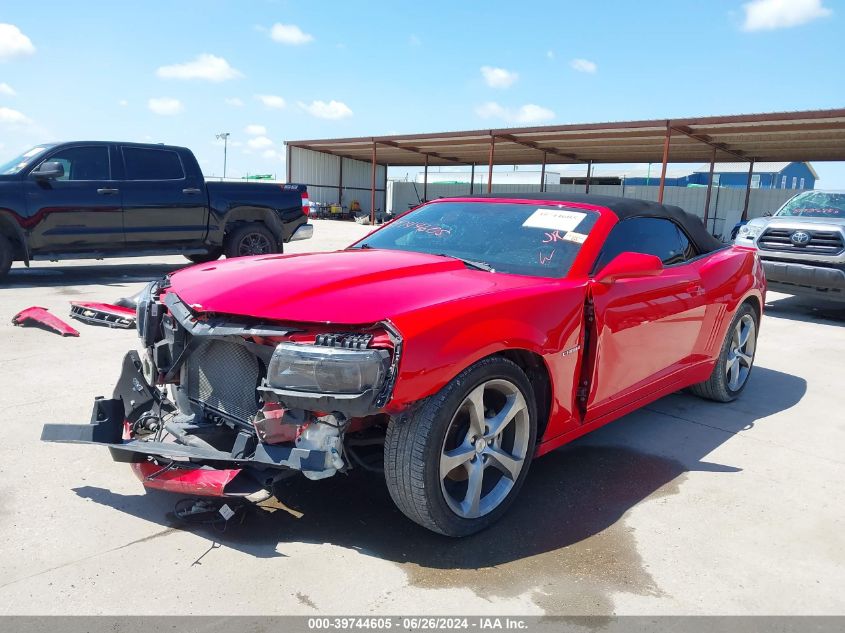 2014 Chevrolet Camaro 1Lt VIN: 2G1FB3D38E9183776 Lot: 39744605