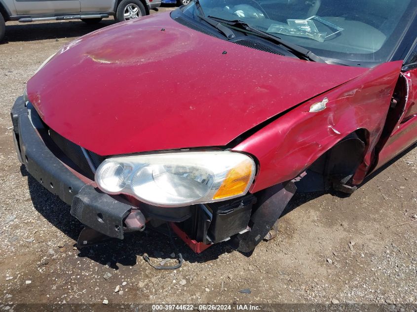 2004 Chrysler Sebring Lxi VIN: 1C3EL55R84N365587 Lot: 39744622