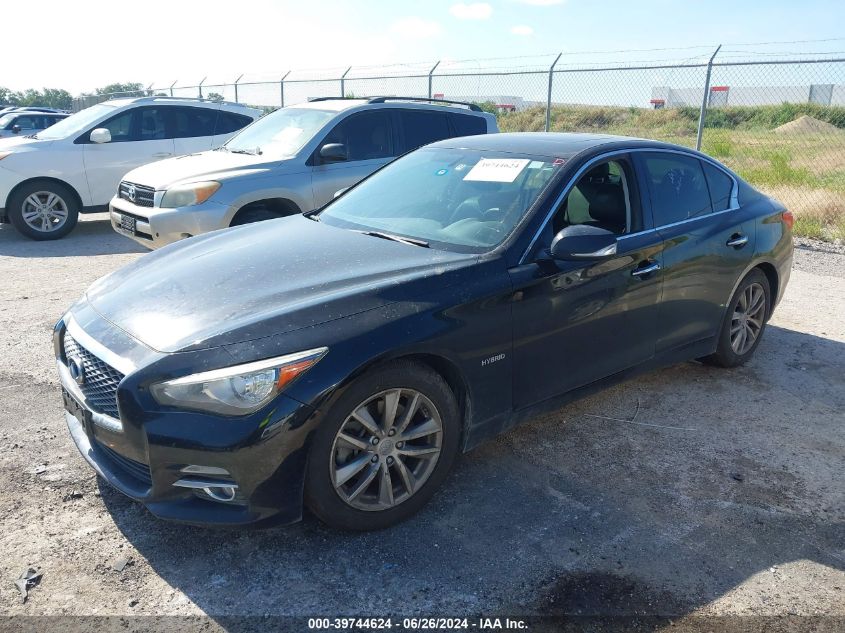 2015 Infiniti Q50 Hybrid Premium VIN: JN1AV7AP3FM790182 Lot: 39744624