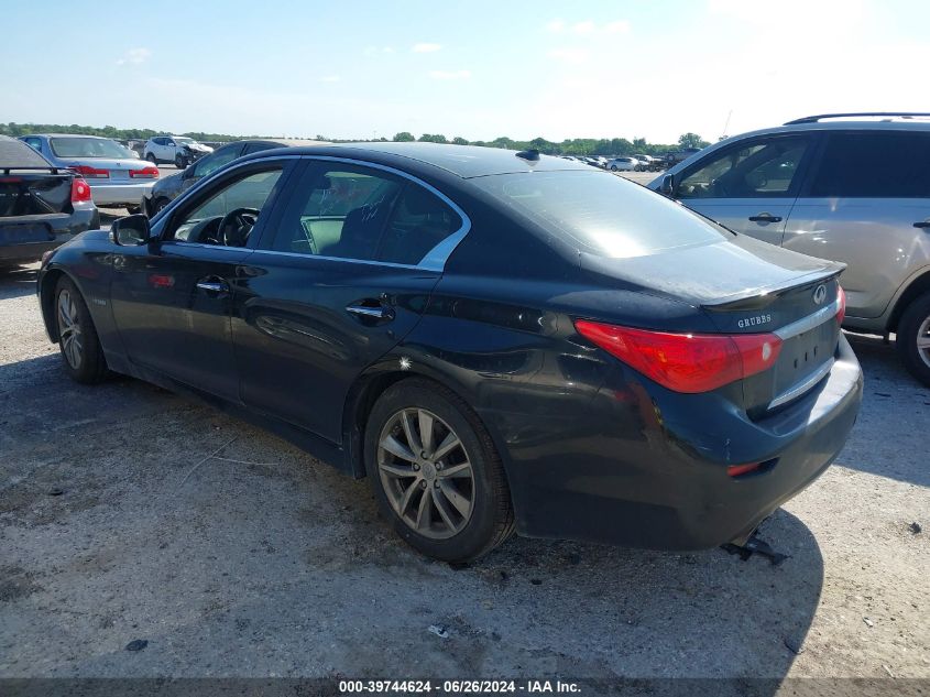 2015 Infiniti Q50 Hybrid Premium VIN: JN1AV7AP3FM790182 Lot: 39744624