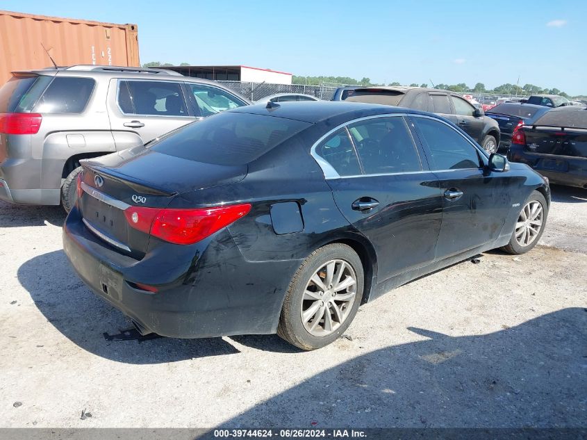 2015 Infiniti Q50 Hybrid Premium VIN: JN1AV7AP3FM790182 Lot: 39744624