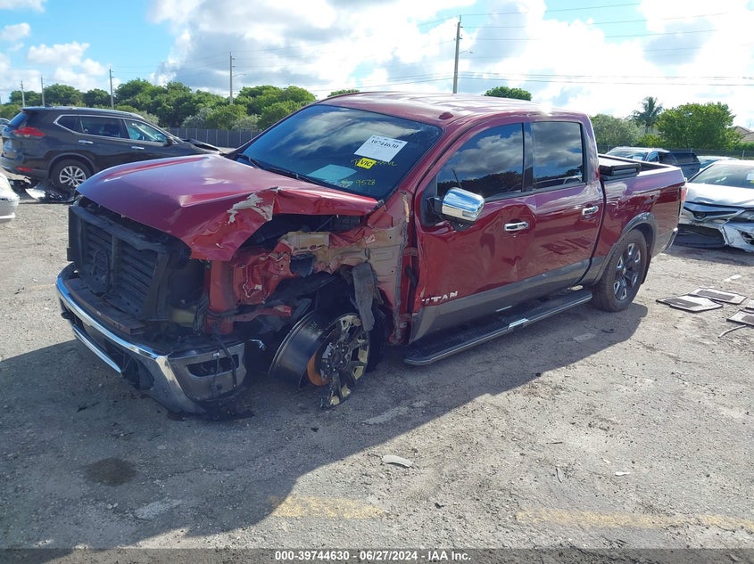 2021 Nissan Titan Sv/Sl/Platinum Reserve VIN: 1N6AA1EF1MN522291 Lot: 39744630