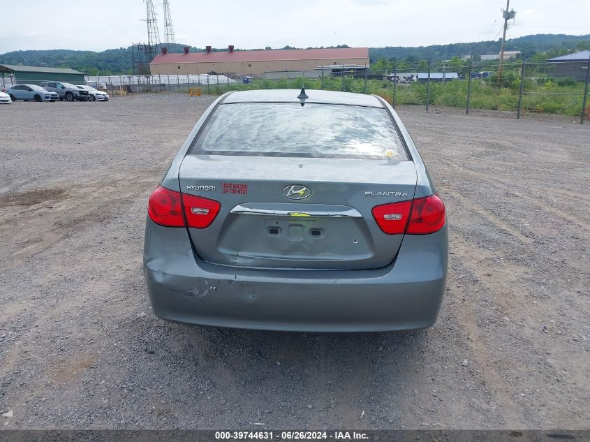 2010 Hyundai Elantra Se VIN: KMHDU4AD3AU875626 Lot: 39744631