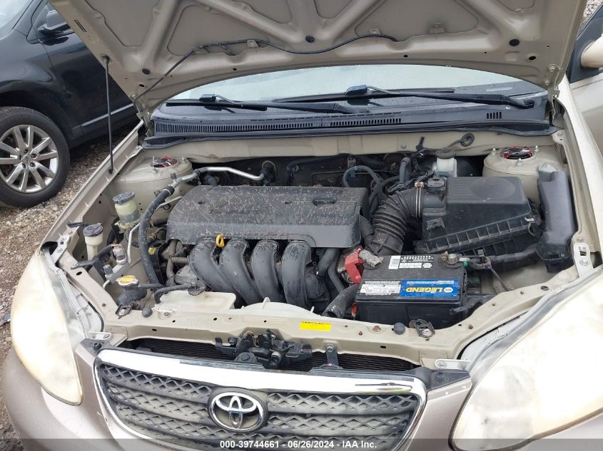 2008 Toyota Corolla Le VIN: 2T1BR32E88C878284 Lot: 39744661