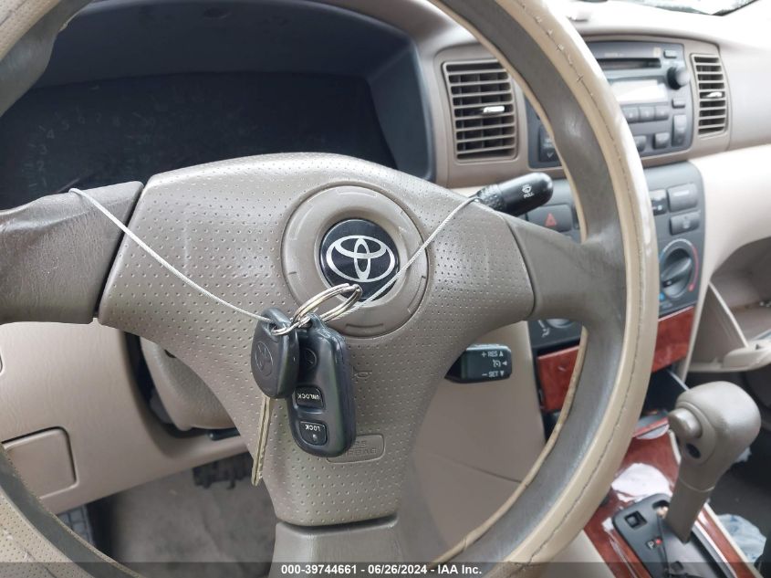 2008 Toyota Corolla Le VIN: 2T1BR32E88C878284 Lot: 39744661