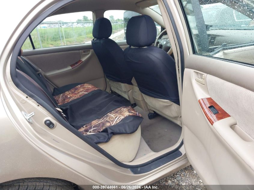 2008 Toyota Corolla Le VIN: 2T1BR32E88C878284 Lot: 39744661