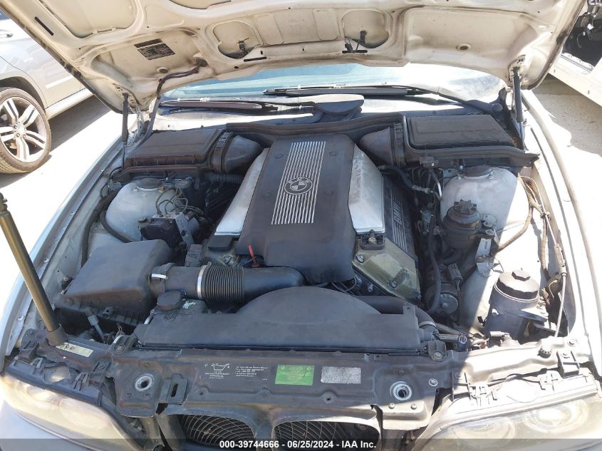 2003 BMW 540Ia VIN: WBADN63433GN88554 Lot: 39744666