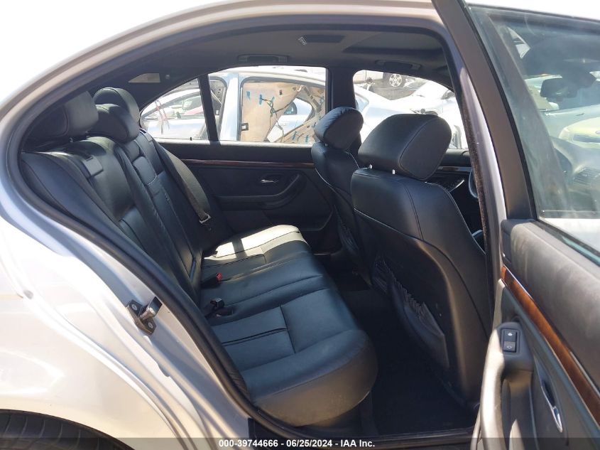 2003 BMW 540Ia VIN: WBADN63433GN88554 Lot: 39744666