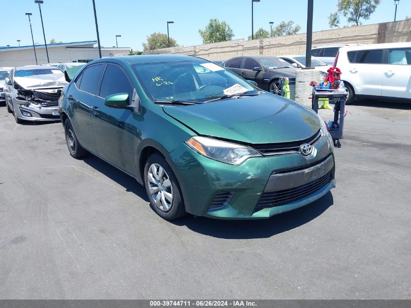 2015 TOYOTA COROLLA LE - 2T1BURHE6FC430891