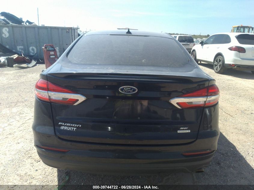 2019 Ford Fusion Se VIN: 3FA6P0HD6KR113909 Lot: 39744722