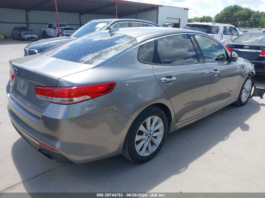 2016 KIA OPTIMA EX - 5XXGU4L39GG065390