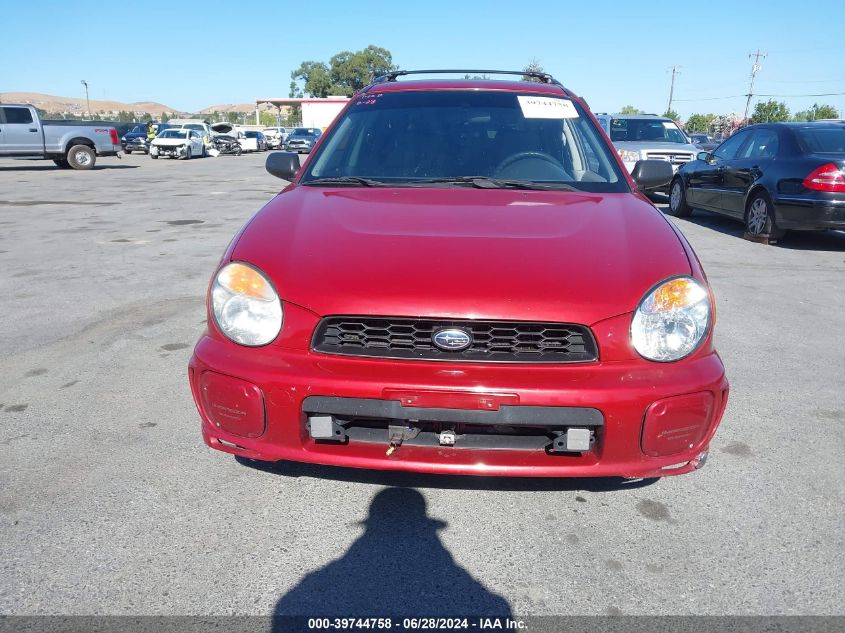 2003 Subaru Impreza 2.5Ts VIN: JF1GG65543G801632 Lot: 39744758