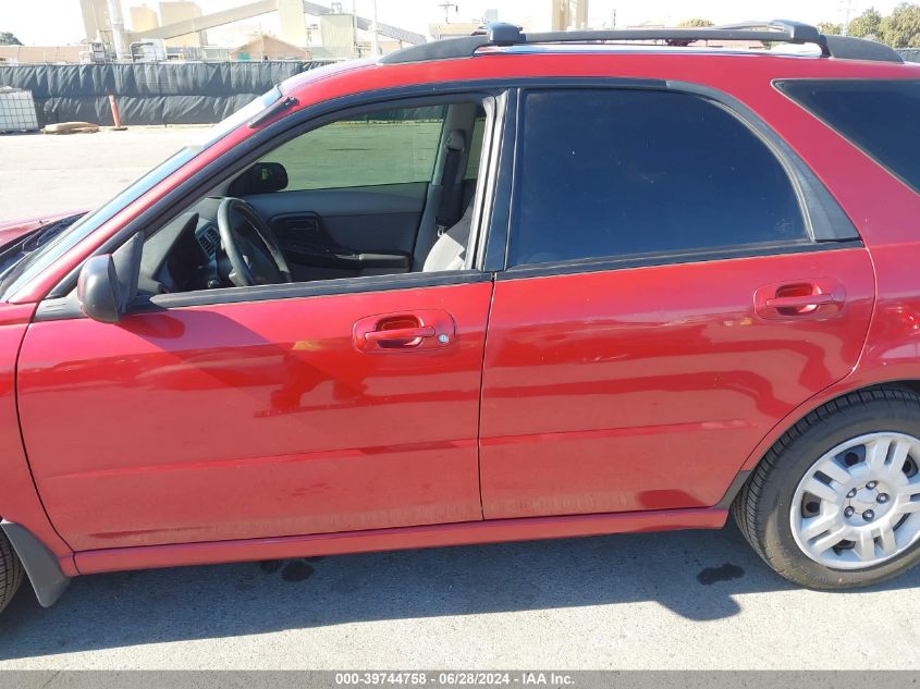 2003 Subaru Impreza 2.5Ts VIN: JF1GG65543G801632 Lot: 39744758