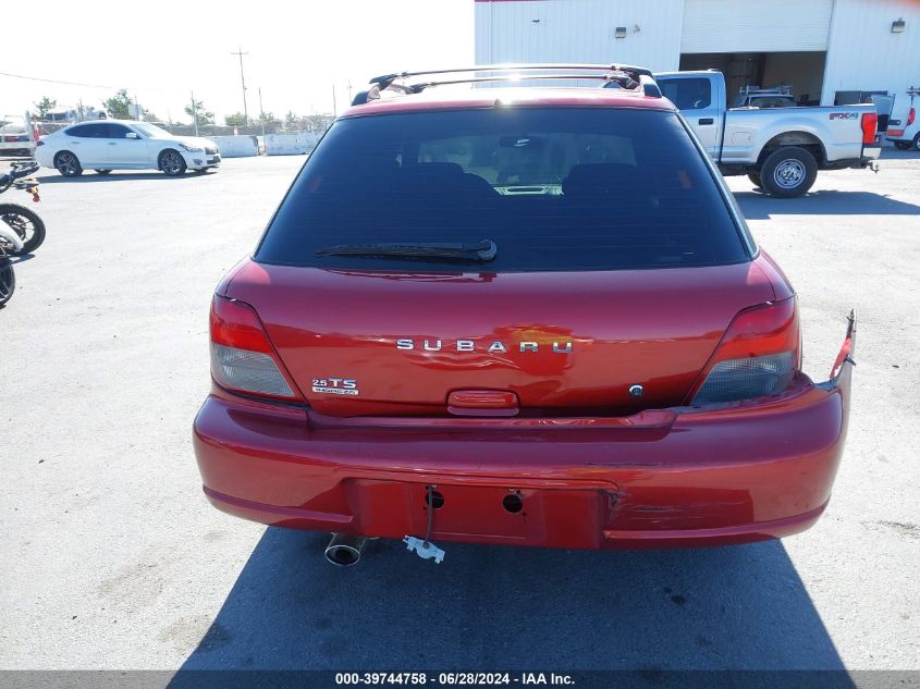 2003 Subaru Impreza 2.5Ts VIN: JF1GG65543G801632 Lot: 39744758