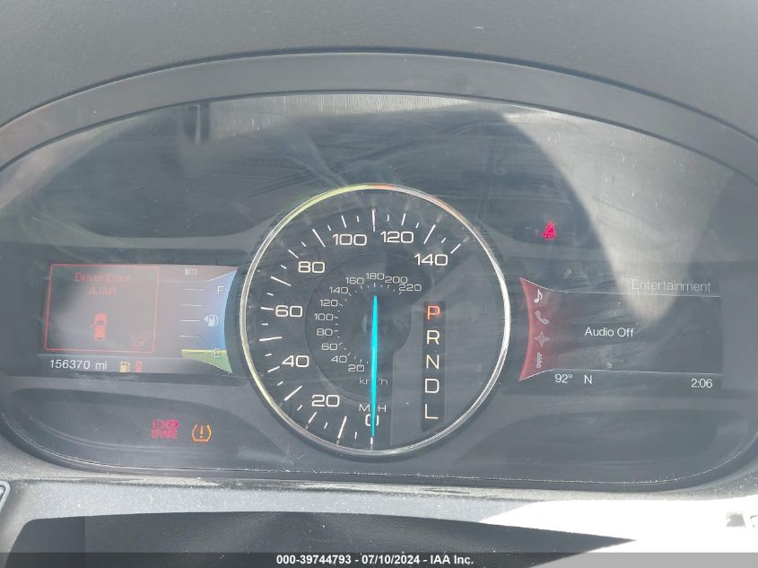 2012 Ford Edge Sel VIN: 2FMDK3J99CBA87311 Lot: 39744793