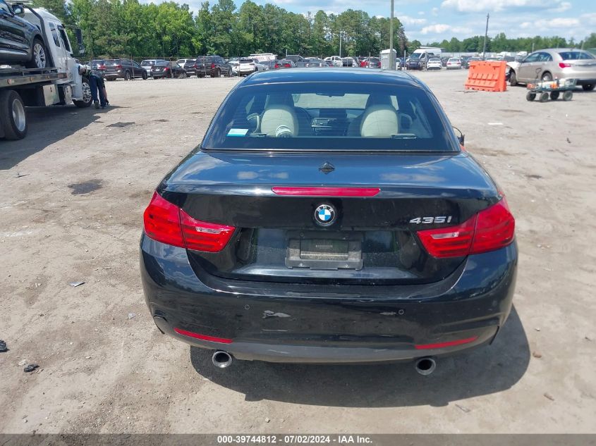 2016 BMW 435I VIN: WBA3T3C50G5A41755 Lot: 39744812