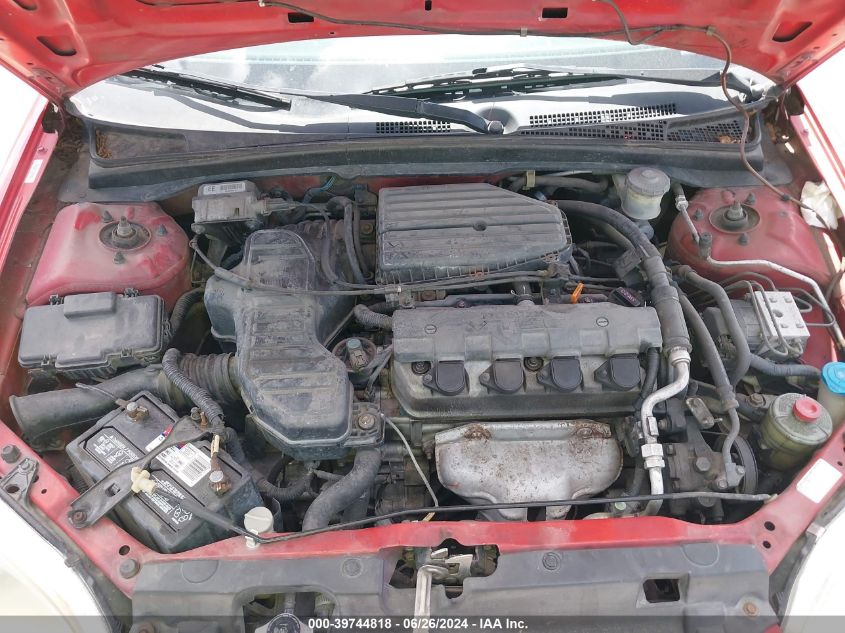 2003 Honda Civic Ex VIN: 1HGEM22963L068499 Lot: 39744818