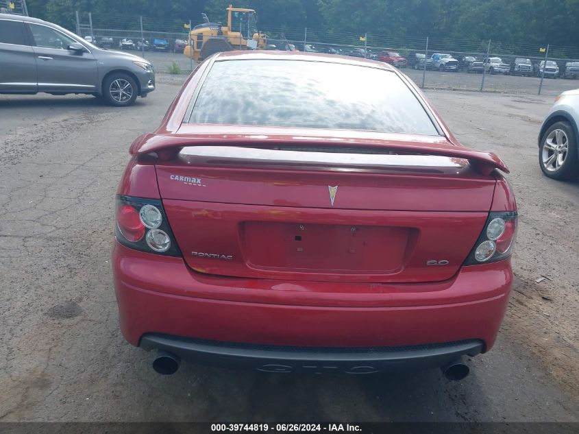 2006 Pontiac Gto VIN: 6G2VX12U36L527228 Lot: 39744819