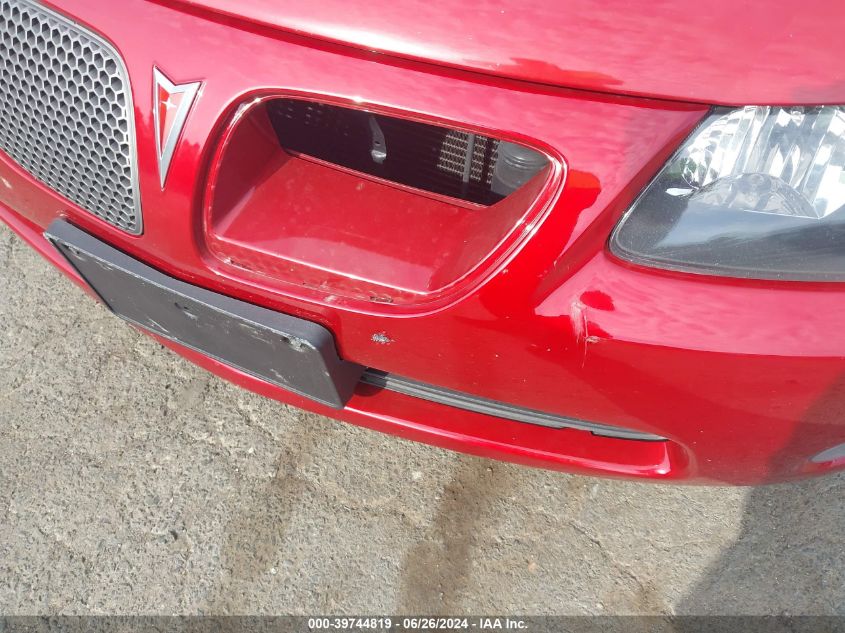 2006 Pontiac Gto VIN: 6G2VX12U36L527228 Lot: 39744819