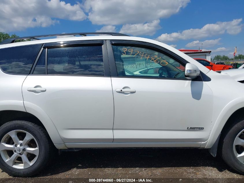 2010 Toyota Rav4 Limited V6 VIN: 2T3DK4DV2AW034205 Lot: 39744860