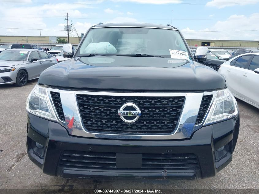 2020 Nissan Armada Sl 2Wd VIN: JN8AY2ND9L9109176 Lot: 39744907