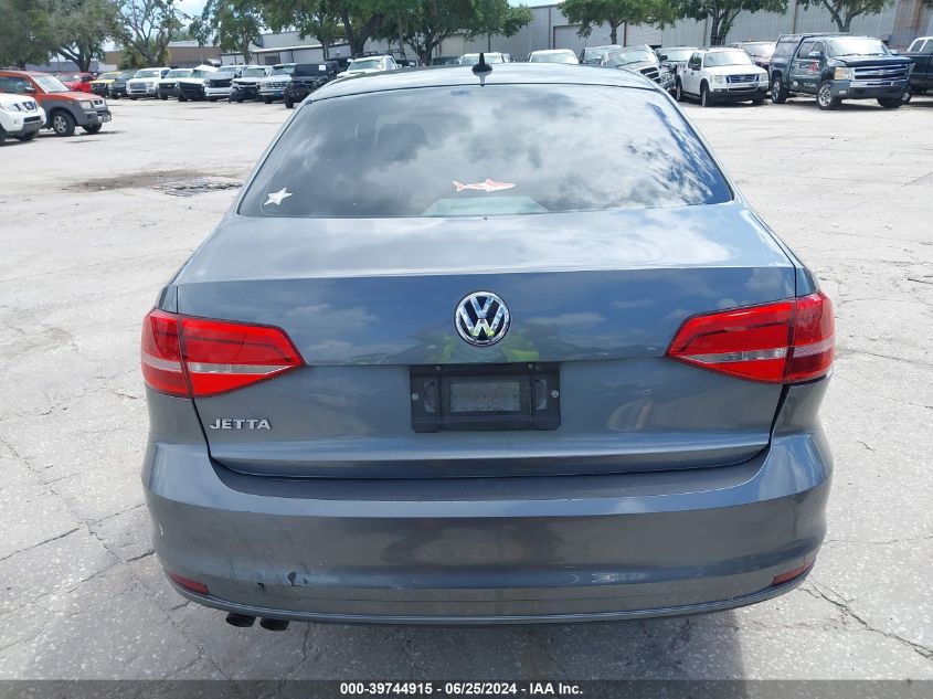 2015 Volkswagen Jetta 2.0L S VIN: 3VW2K7AJ0FM294392 Lot: 39744915