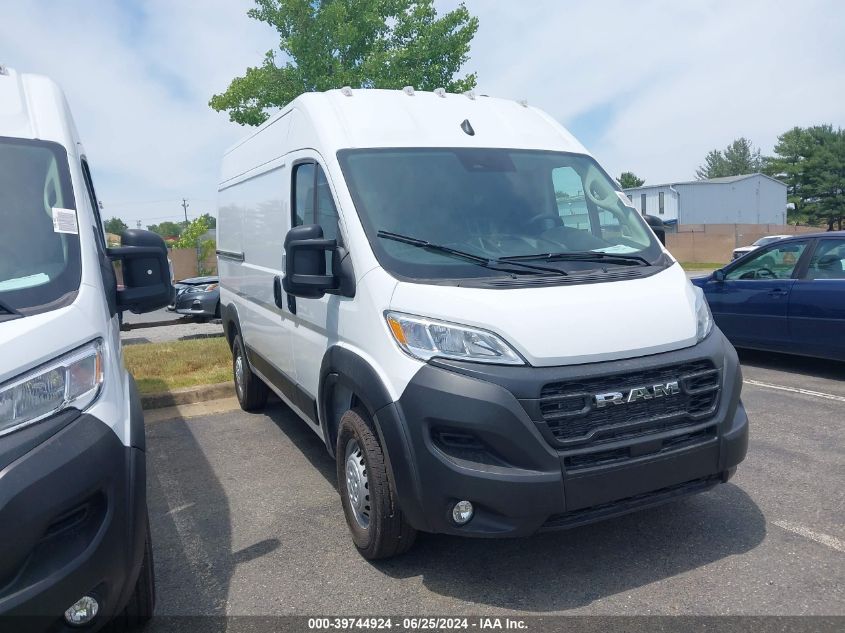 2024 Ram Promaster 2500 Tradesman High Roof 136 Wb W/Pass Seat VIN: 3C6LRVCG5RE146236 Lot: 39744924