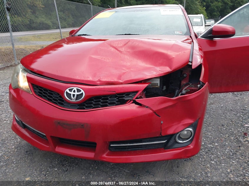 2012 Toyota Camry Se/Le/Xle VIN: 4T1BF1FK6CU578036 Lot: 39744937