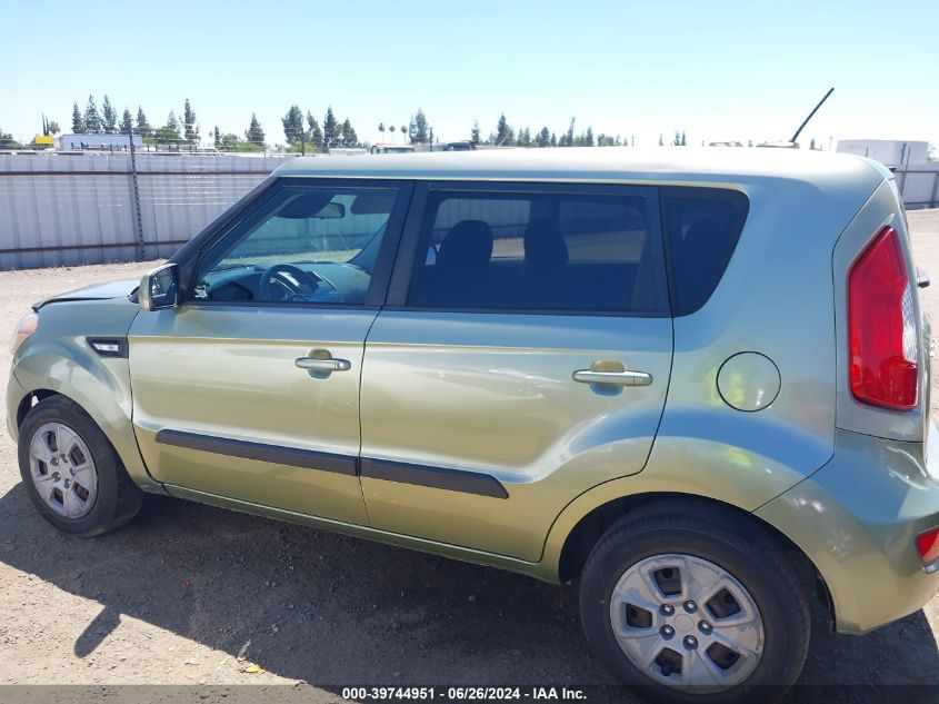 2012 Kia Soul VIN: KNDJT2A56C7478954 Lot: 39744951