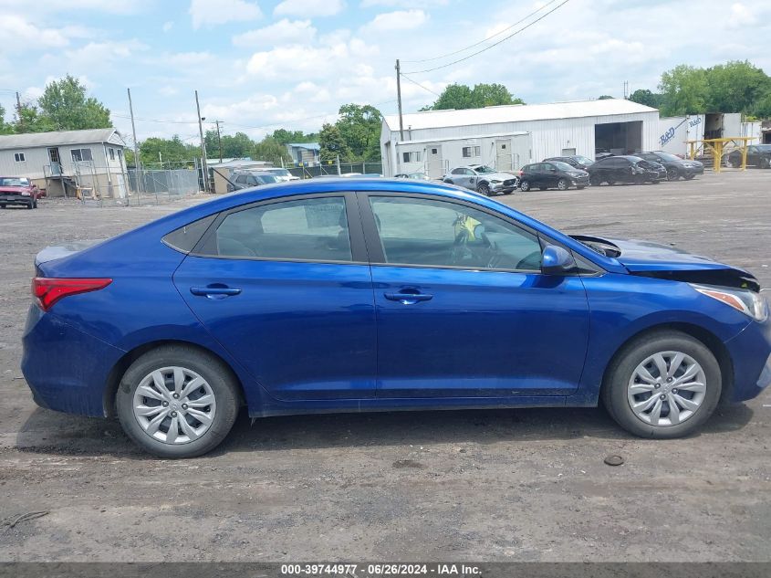 2022 Hyundai Accent Se VIN: 3KPC24A64NE181197 Lot: 39744977