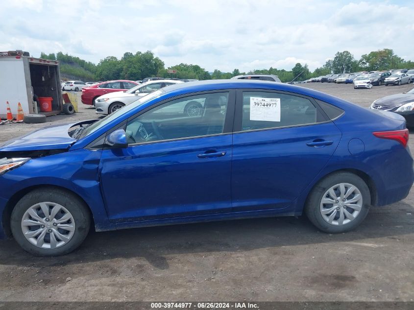 2022 Hyundai Accent Se VIN: 3KPC24A64NE181197 Lot: 39744977