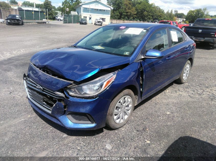 2022 Hyundai Accent Se VIN: 3KPC24A64NE181197 Lot: 39744977