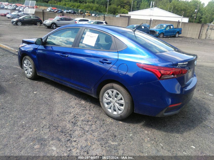 2022 Hyundai Accent Se VIN: 3KPC24A64NE181197 Lot: 39744977