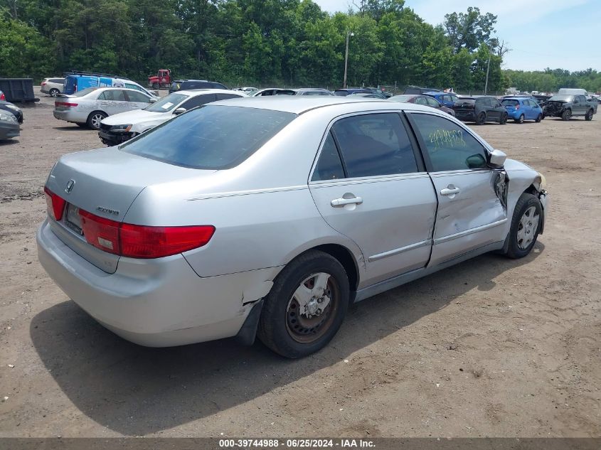 2005 Honda Accord 2.4 Lx VIN: 1HGCM56475L002554 Lot: 39744988