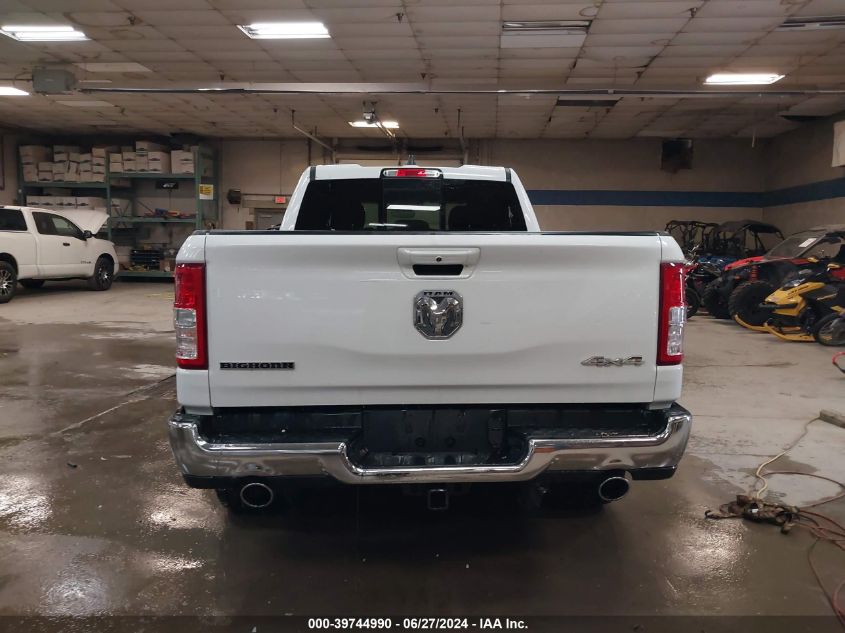 2021 Ram 1500 Big Horn Quad Cab 4X4 6'4 Box VIN: 1C6SRFBT5MN687548 Lot: 39744990