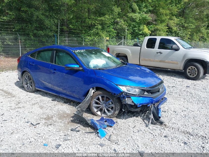 2020 Honda Civic Ex VIN: 19XFC1F37LE019861 Lot: 39744994