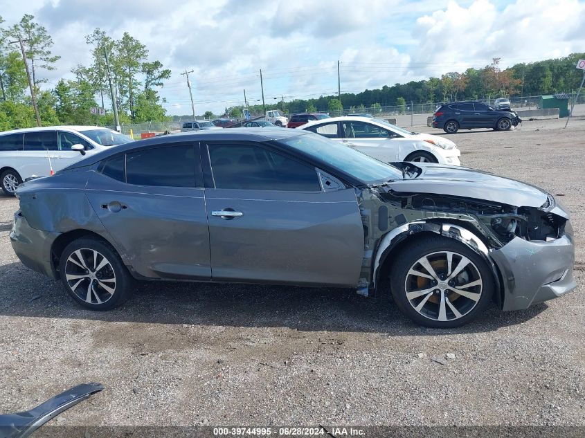 2018 Nissan Maxima 3.5S/Sv/Sl/Sr/Plat VIN: 1N4AA6AP9JC393289 Lot: 39744995