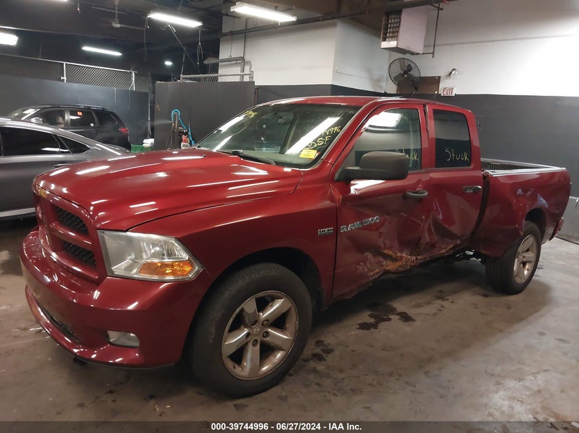 2012 Ram 1500 St VIN: 1C6RD7FT3CS286996 Lot: 39744996