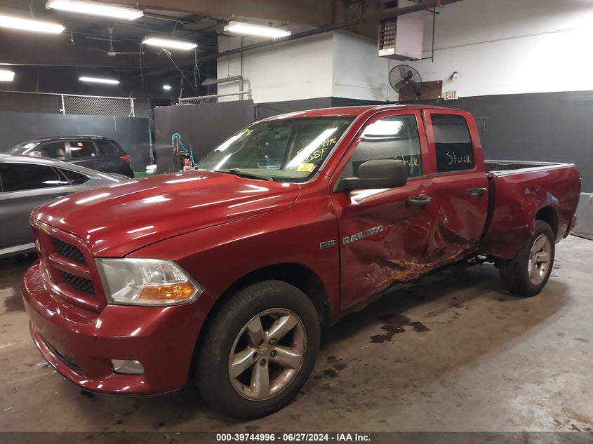 2012 Ram 1500 St VIN: 1C6RD7FT3CS286996 Lot: 39744996