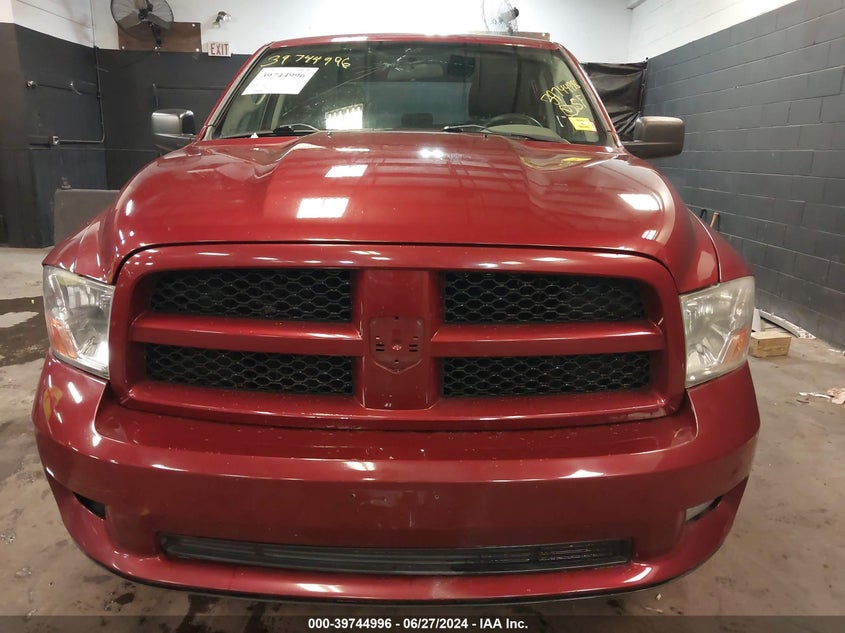 2012 Ram 1500 St VIN: 1C6RD7FT3CS286996 Lot: 39744996